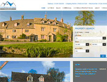 Tablet Screenshot of cotswoldlettings.co.uk